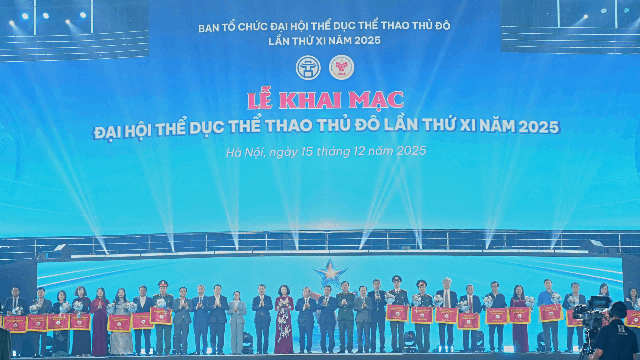 Hà Nội khai mạc Đại hội Thể dục Thể thao lần thứ XI, thắp sáng khát vọng vươn cao