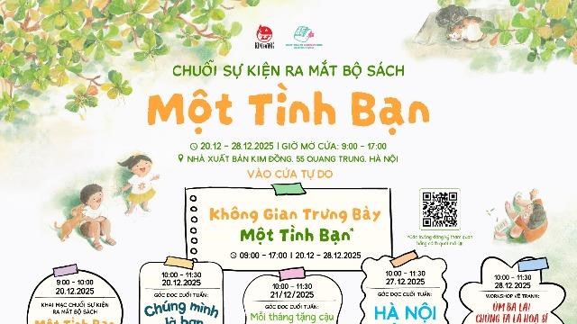 Vẻ đẹp lấp lánh của tình bạn qua sách tranh thiếu nhi