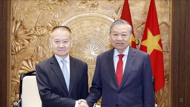 Tổng Bí thư Tô Lâm tiếp Đặc phái viên của Tổng Bí thư, Chủ tịch nước Trung Quốc Tập Cận Bình