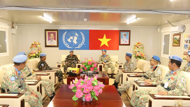 Tư lệnh UNISFA ghi nhận “dấu ấn Việt Nam” tại Abyei