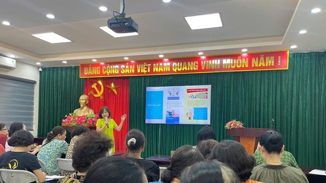 Hội LHPN phường Cửa Nam: Tuyên truyền nâng cao năng lực cho cán bộ, hội viên phụ nữ