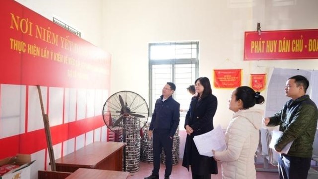Xã Phù Đổng kiểm tra công tác chuẩn bị các điều kiện cho bầu cử Quốc hội khóa XVI và đại biểu HĐND các cấp nhiệm kỳ 2026-2031