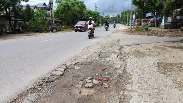 Quốc lộ 21A, tỉnh lộ 418 xuống cấp gây mất an toàn giao thông