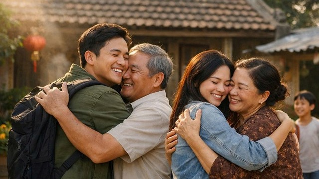 Về nhà với bố mẹ