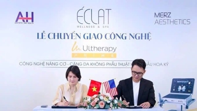 Éclat Việt Nam nhận bàn giao công nghệ trẻ hóa mới