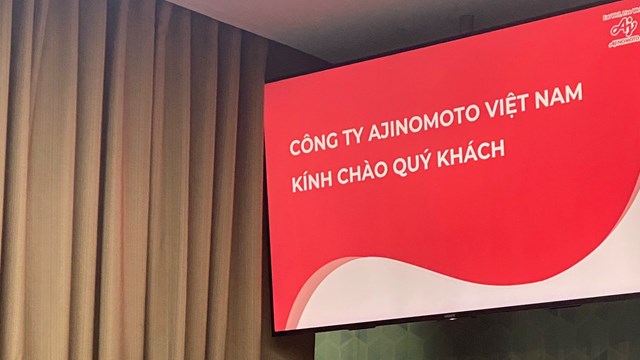 AJINOMOTO Việt Nam hướng đến giá trị đích thực đem lại sức khỏe và hạnh phúc cho người tiêu dùng