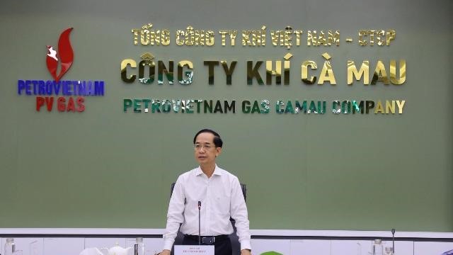 Đoàn công tác tỉnh Cà Mau đến thăm và làm việc tại PV GAS CA MAU