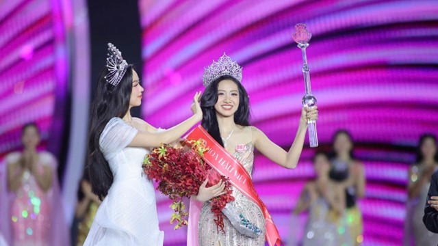 Người đẹp Hà Trúc Linh đăng quang Hoa hậu Việt Nam 2024