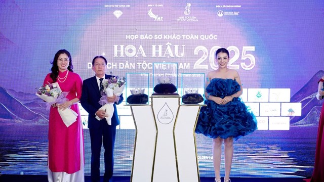 Công bố vương miện mang thông điệp đặc biệt của Hoa hậu Du lịch dân tộc Việt Nam 2025