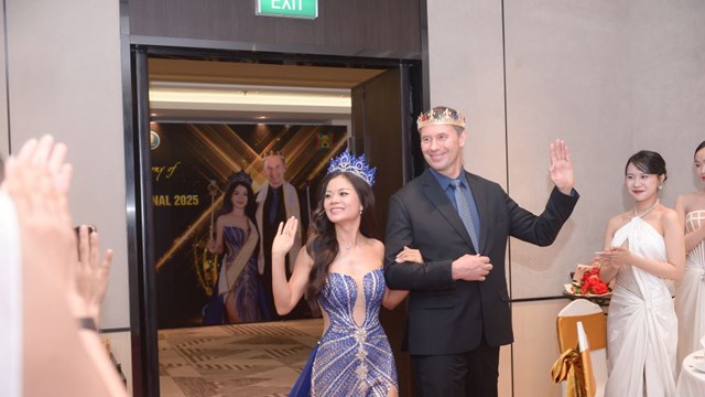 Điều thú vị về cặp vợ chồng là Hoa hậu và Nam vương Doanh nhân Tòan năng Quốc tế 2025 