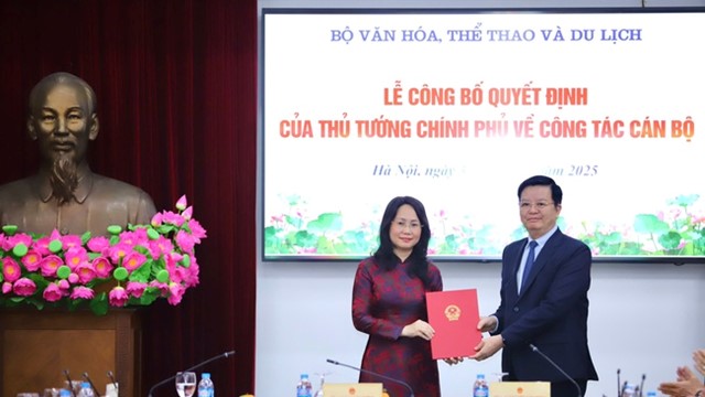 Bà Lâm Thị Phương Thanh giữ chức Thứ trưởng Thường trực Bộ VHTTDL