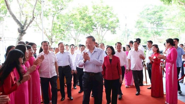 Tổng Bí thư Tô Lâm dự Lễ khởi công xây dựng đền thờ Đức vua Ngô Quyền