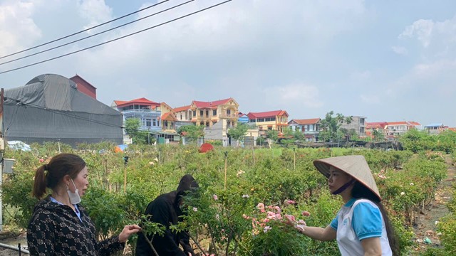 Hội LHPN xã Mê Linh kiểm tra hoạt động ủy thác tại các tổ Tiết kiệm và vay vốn