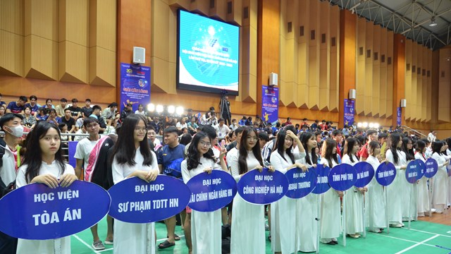 Khai mạc Giải Cầu lông học sinh, sinh viên Thành phố Hà Nội năm 2023