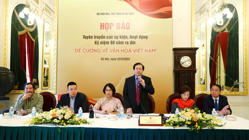 Hội thảo khoa học cấp quốc gia “80 năm Đề cương về văn hóa Việt Nam (1943-2023) - Khởi nguồn và động lực phát triển”