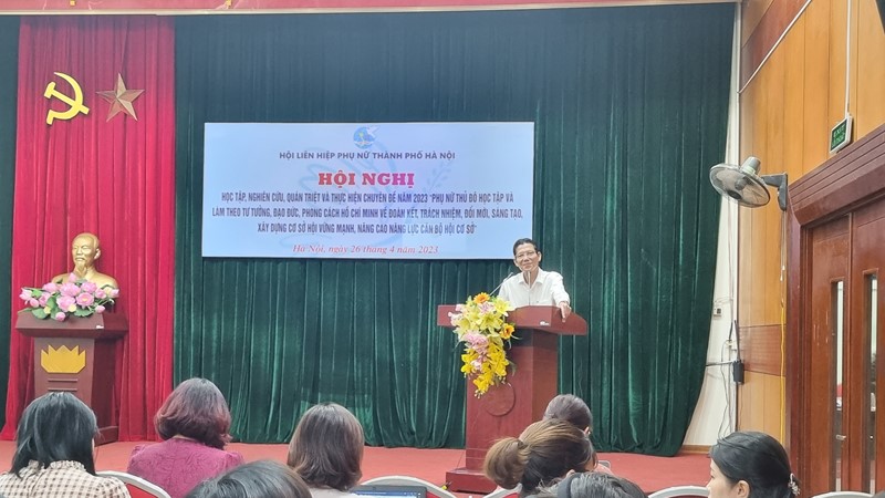Hội LHPN Hà Nội: Tổ chức học tập, nghiên cứu, quán triệt và thực hiện chuyên đề năm 2023