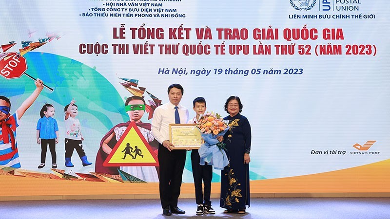 Trao giải cuộc thi Viết thư quốc tế UPU lần thứ 52 năm 2023