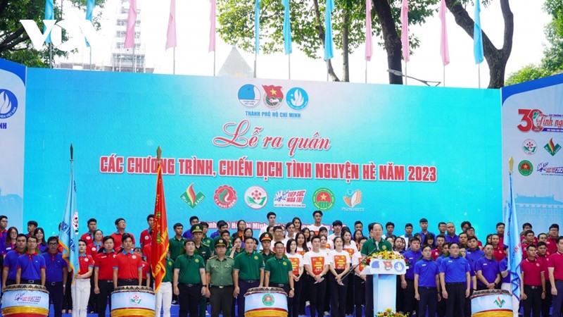 TP.HCM ra quân các chương trình chiến dịch tình nguyện hè 2023