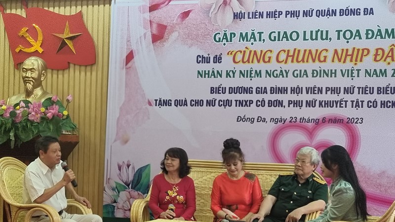 Quận Đống Đa: Gặp mặt giao lưu tọa đàm chủ đề “Cùng chung nhịp đập”
