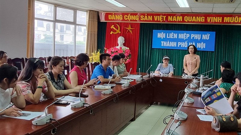 Triển khai chương trình Đồng diễn áo dài “Phụ nữ Thủ đô - hội nhập phát triển” năm 2023