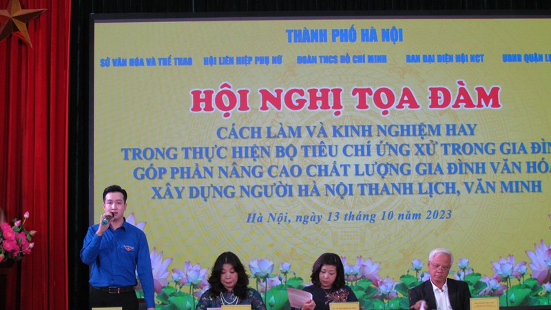 Nhiều kinh nghiệm và cách làm hay trong thực hiện bộ tiêu chí ứng xử trong gia đình