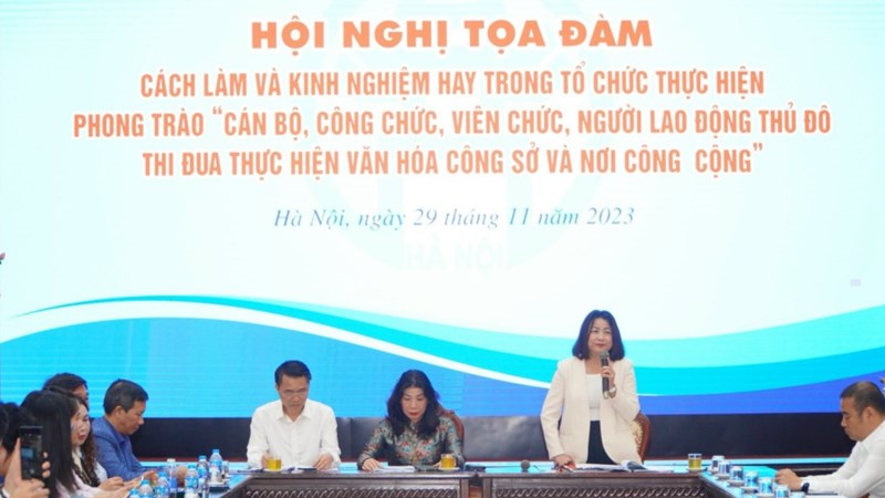 Đề cao vai trò gương mẫu của cán bộ, công chức Hà Nội