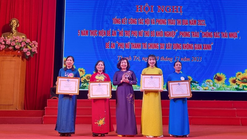 Thanh Trì: Trên 200 lượt hội viên phụ nữ được khen thưởng