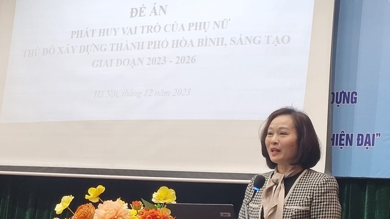 Phụ nữ đóng vai trò quan trọng trong xây dựng Thành phố hòa bình, sáng tạo 