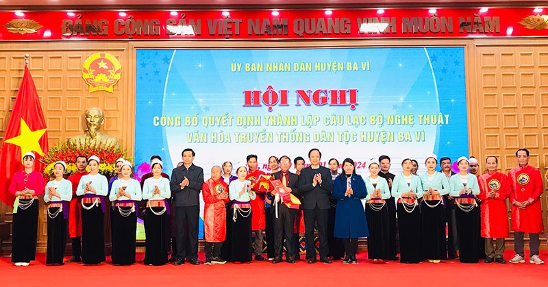 Ba Vì thành lập Câu lạc bộ nghệ thuật văn hoá truyền thống 