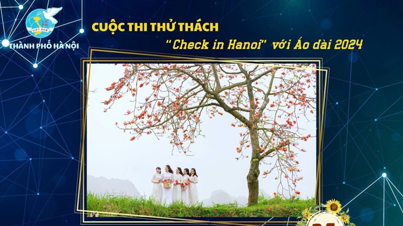 Thử thách “Check in Hanoi” với Áo dài 