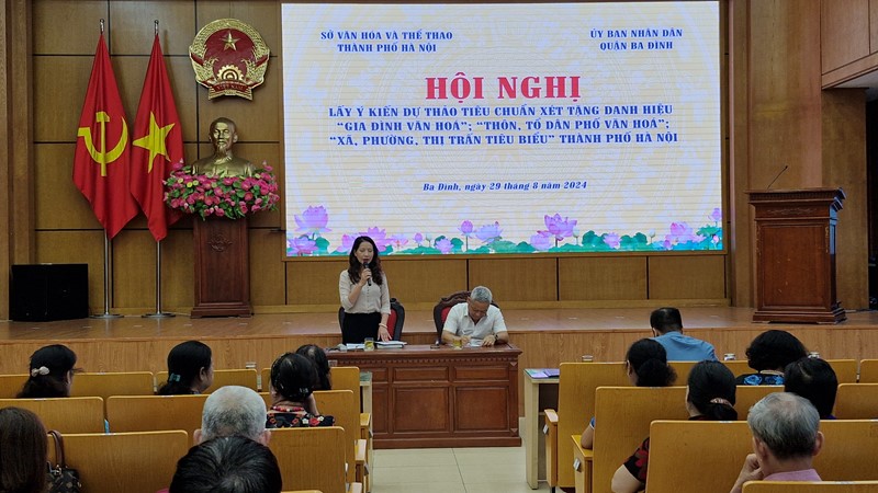 Hà Nội: Lấy ý kiến xét tặng danh hiệu “Gia đình văn hóa” 