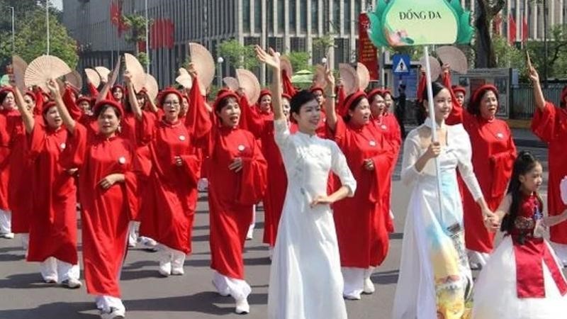 Carnaval áo dài “Phụ nữ Thủ đô hội nhập và phát triển”: Lan tỏa tình yêu Hà Nội, tình yêu áo dài 