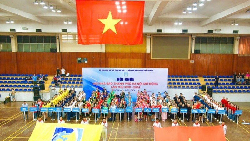 Khai mạc Hội khỏe Hội Nhà báo thành phố Hà Nội mở rộng năm 2024