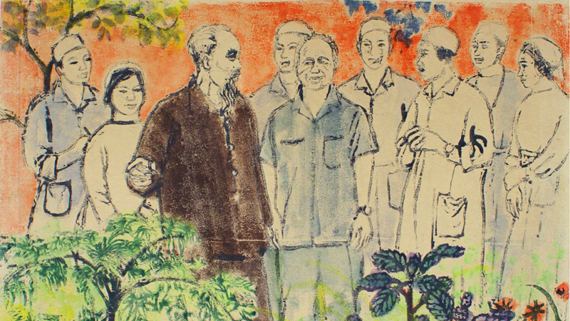 Triển lãm chuyên đề “Hồ Chí Minh trong nghệ thuật tạo hình” 
