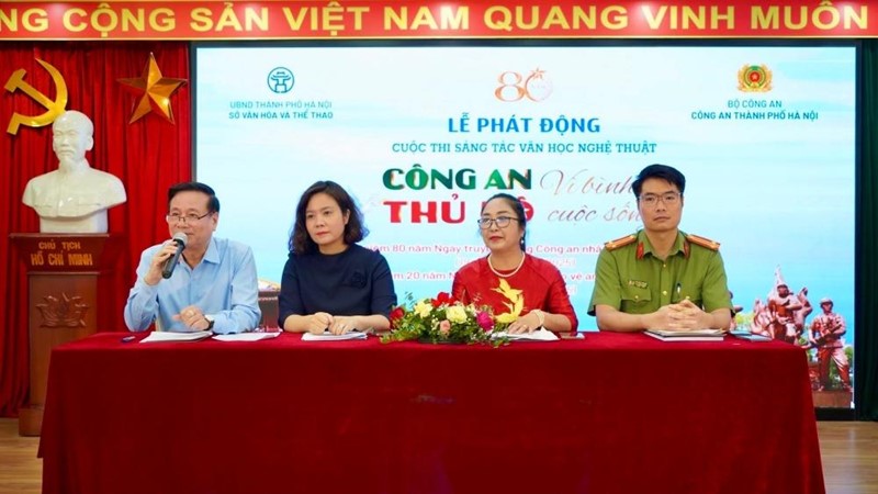 Phát động sáng tác văn học, nghệ thuật về “Công an Thủ đô vì bình yên cuộc sống”