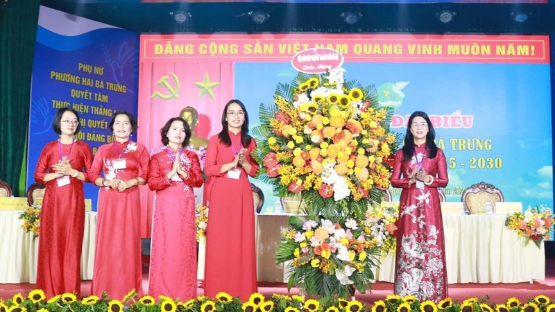 Đồng chí Nguyễn Thanh Tú giữ chức Chủ tịch Hội LHPN phường Hai Bà Trưng 