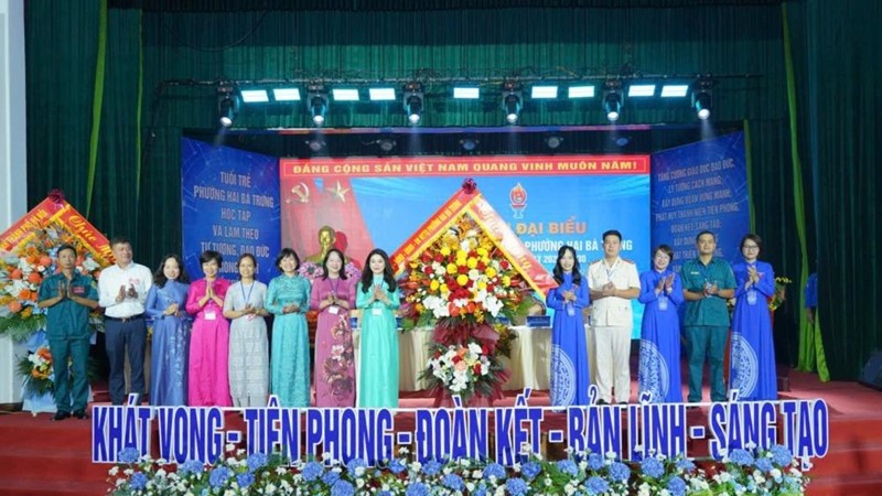 Đồng chí Võ Thị Mai Anh giữ chức Bí thư Đoàn TNCS Hồ Chí Minh phường Hai Bà Trưng khoá I