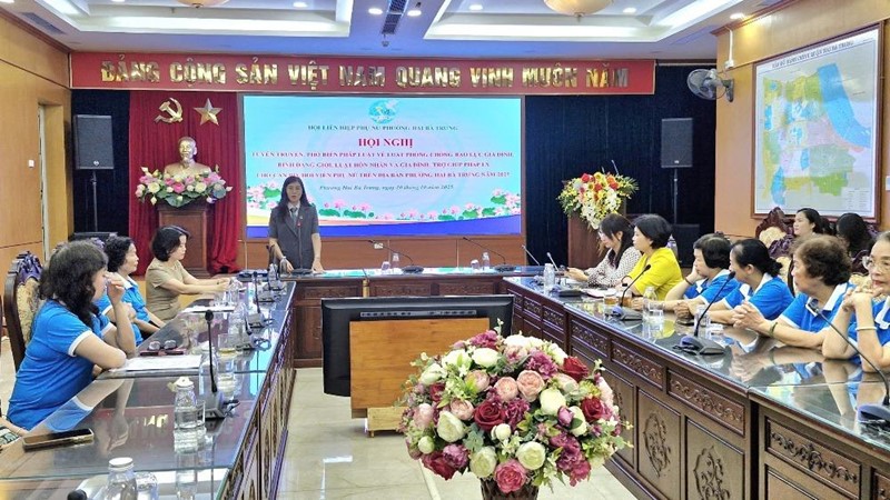 Hội LHPN phường Hai Bà Trưng tổ chức tuyên truyền, phổ biến pháp luật  cho hội viên phụ nữ 