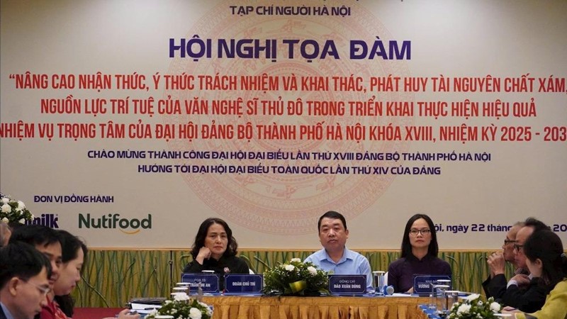 Văn nghệ sĩ Thủ đô đưa Nghị quyết Đại hội XVIII Đảng bộ Thành phố Hà Nội vào cuộc sống 