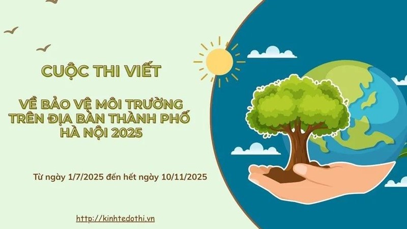 Chung tay viết vì Thủ đô xanh, sạch, đáng sống