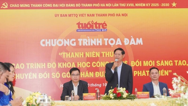 Thanh niên Thủ đô  mới sáng tạo, chuyển đổi số góp phần đưa Thủ đô phát triển