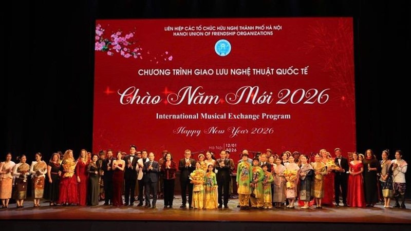 Giao lưu nghệ thuật quốc tế Chào năm mới 2026