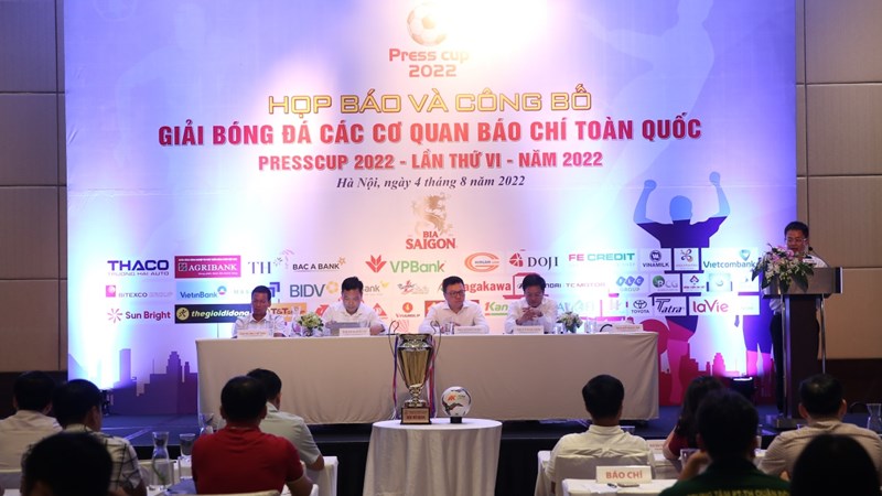 Khởi động giải bóng đá các cơ quan báo chí toàn quốc Press Cup 2022