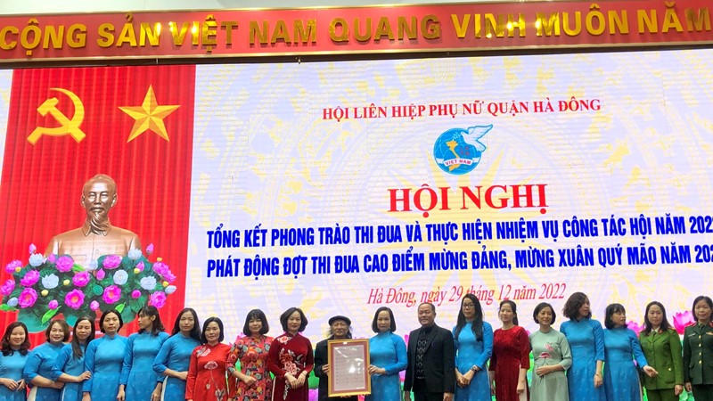 Hội LHPN quận Hà Đông: 11/13 chỉ tiêu vượt kế hoạch năm 2022