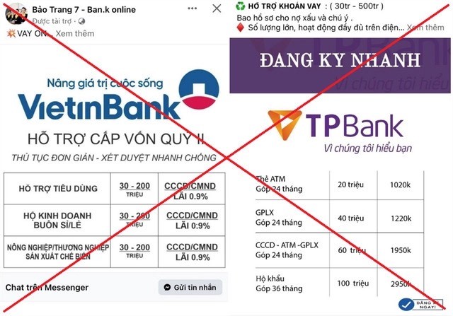 Mạo danh ngân hàng lừa cho vay lãi suất thấp