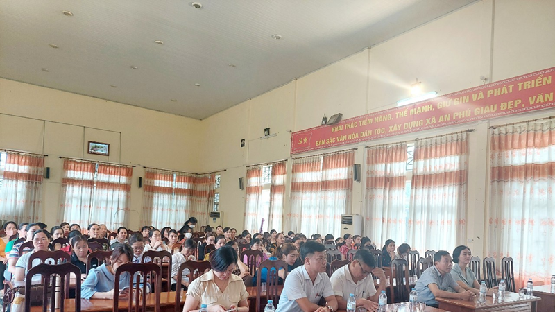 Triển khai tập huấn dự án 8 tại xã An Phú, huyện Mỹ Đức