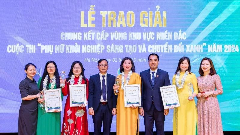 Hà Nội giành giải Nhất cuộc thi “Phụ nữ khởi nghiệp sáng tạo và chuyển đổi xanh” cấp Vùng miền Bắc