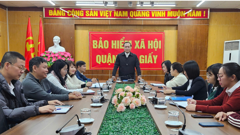 Bảo hiểm xã hội quận Cầu Giấy: Quyết liệt triển khai nhiệm vụ năm 2025