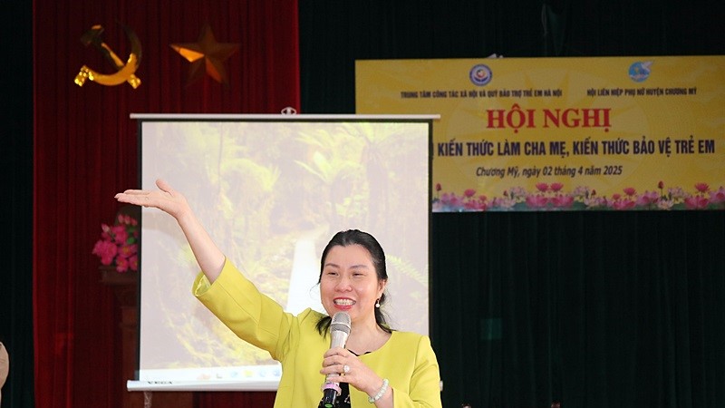 Hội LHPN huyện Chương Mỹ hướng dẫn trẻ em phòng chống xâm hại, tự bảo vệ mình