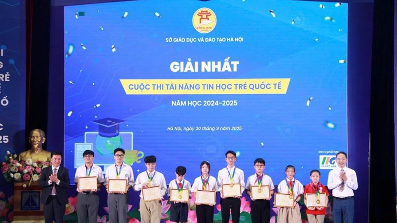 223 thí sinh xuất sắc dự thi “Tài năng Tin học trẻ quốc tế TP Hà Nội“